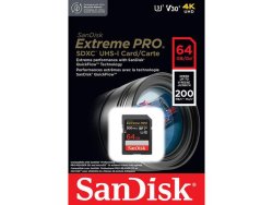 Minneskort SANDISK SDHC Extreme Pro 64GB