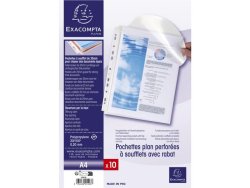 Plastficka EXACOMPTA exp.flik A4 10/fp