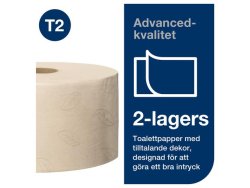 Toalettpapper TORK Adv T2 natur 12/fp