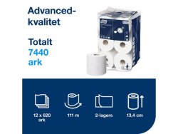 Toalettpapper TORK Adv T9 2-lag 12/FP