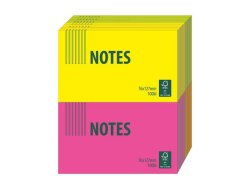 Notes 76x127mm sort. frger