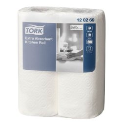 Hushllspapper TORK Extra absorb 2-lag 20rl/fp