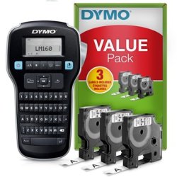 Mrkmaskin DYMO LabelManager 160 valuepack inkl. 3x12mm tape