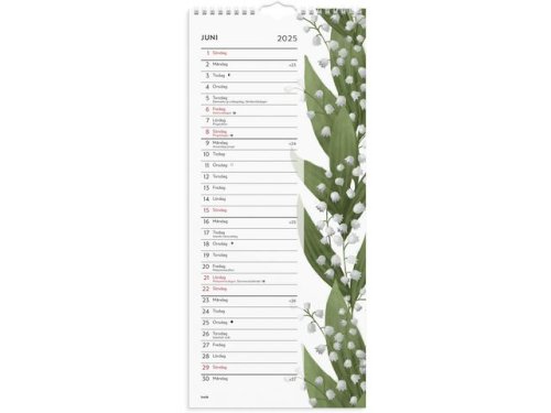 Vggkalender Lilla Blomsterkalender 2025