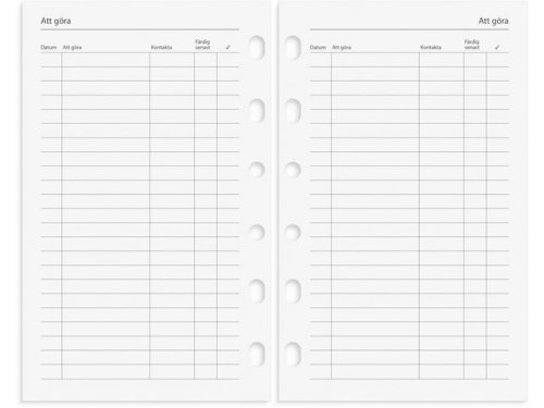 Compact Sytemkalender 2025 skinn brun