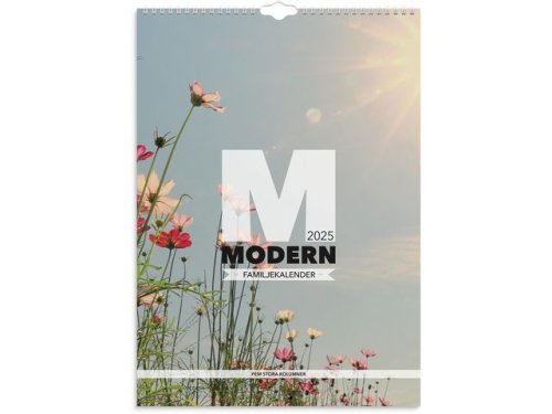 Familjekalender Modern 2025