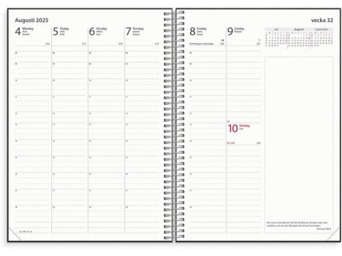 Kalender Business VIP 2025 svart