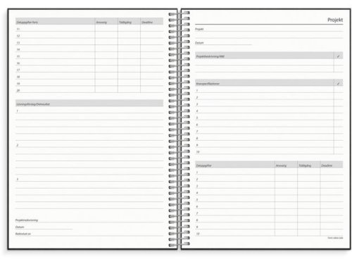 Kalender Business VIP 2025 svart