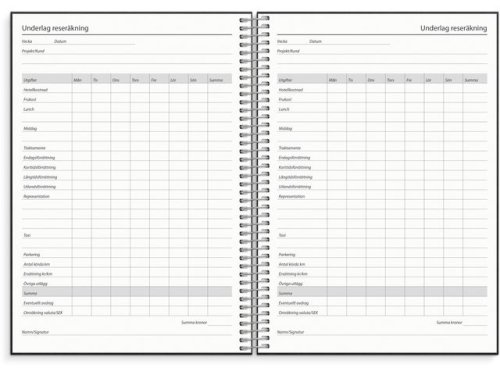 Kalender Business VIP 2025 svart