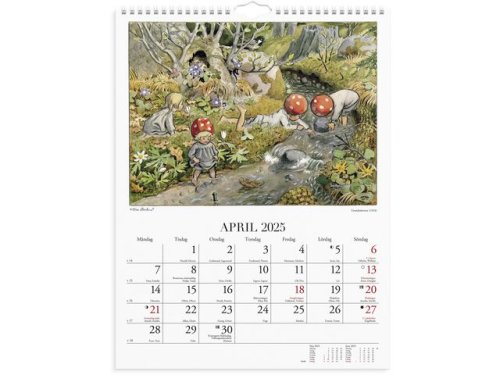 Vggkalender Elsa Beskow 2025