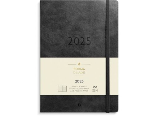 Kalender Agency Forma Deluxe 2025 svart