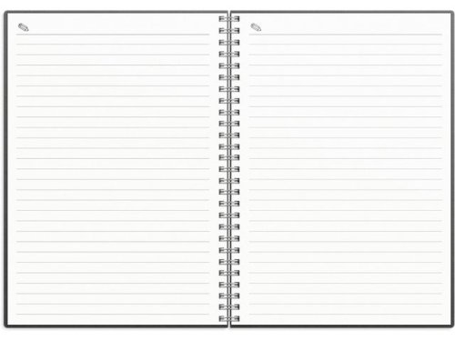 Kalender Weekly A5 2025 skinn svart