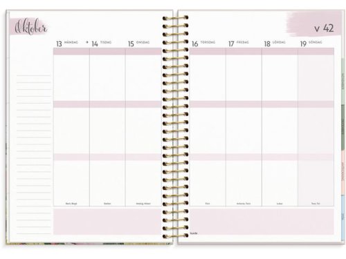 Life Organizer Blommor 2025