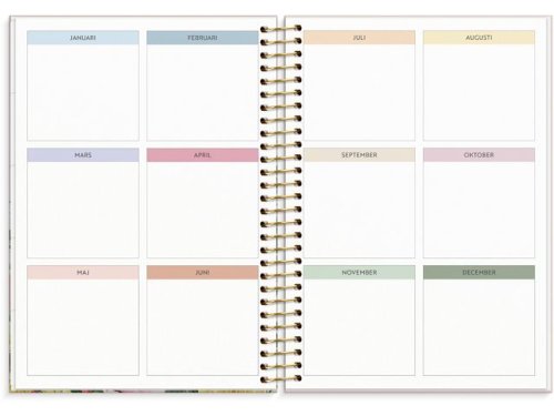 Life Organizer Blommor 2025