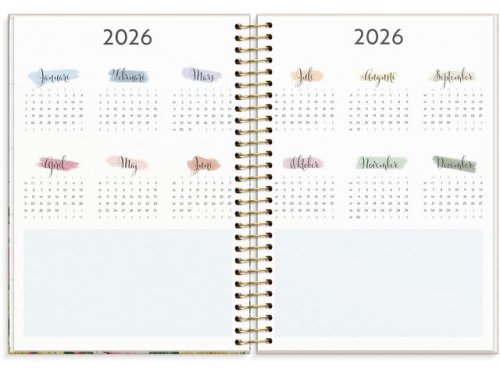 Life Organizer Blommor 2025