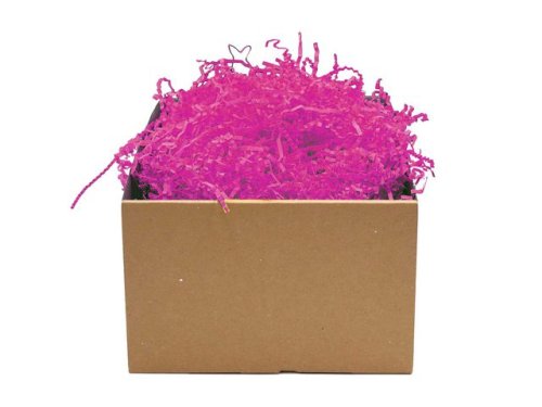 Crinkle craft rosa pappersstrimlor 1kg