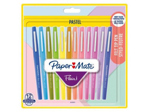 Mrkpenna PAPERMATE Flair pastell 12/fp