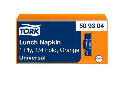 Servett TORK Lunch 1-lags orange 500/fp