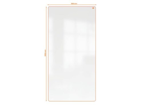 Whiteboard NOBO MoveMeet orange 180x90cm