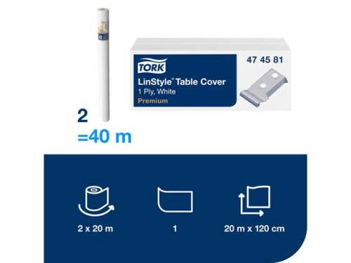 Duk TORK LinStyle 1,20x20m vit