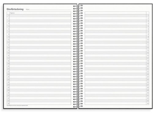 Noteringskalendern fr lrare A5 25/26