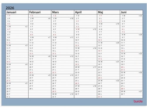 Vggkalender Vggblad A4 25/26