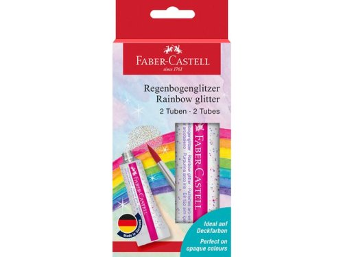 Glitterfrg FABER Rainbow 2 x12 ml