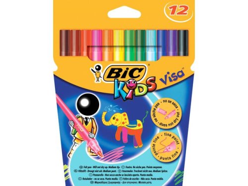 Fiberpenna BIC kids Visa 12/FP