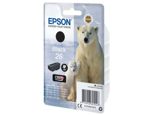 Blckpatron EPSON C13T26014012 Svart