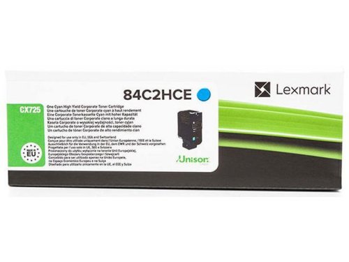 Toner LEXMARK 84C2HCE 16K cyan