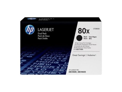 Toner HP CF280XD 80X 13,8K svart 2/fp