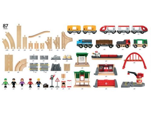 Jrnvgsset BRIO World - 33052 Deluxe