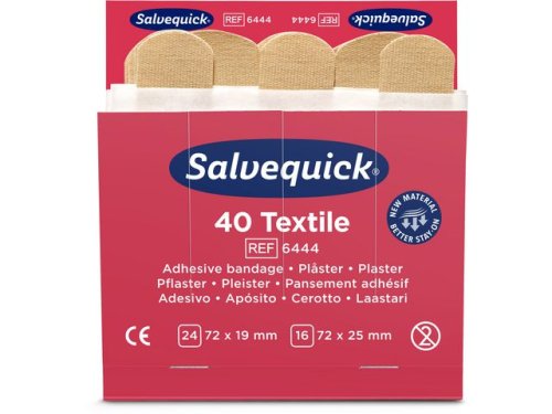 Plster SALVEQUICK refill textil 40st/fp