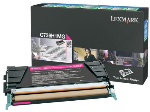 Toner LEXMARK C736H1MG 10K magenta