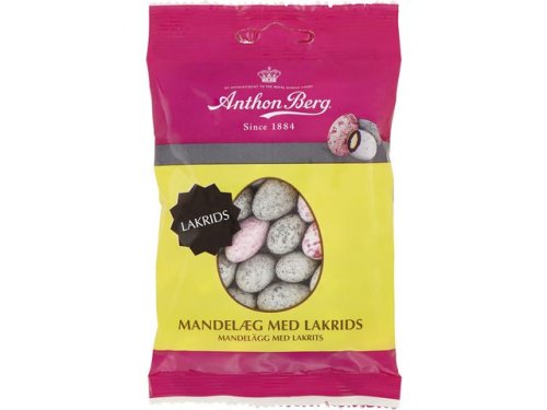 Mandelgg Lakrits ANTHON BERG 80g