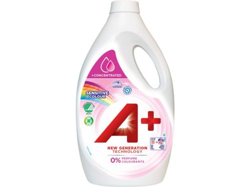 Tvttmedel A+ Sensitive Color 2,2L