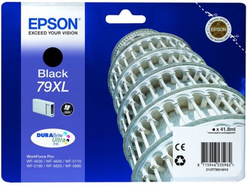 Blckpatron EPSON C13T79014010 XL Svart