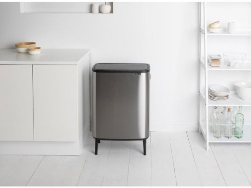 Papperskorg BRABANTIA Bo Touch 60L stl