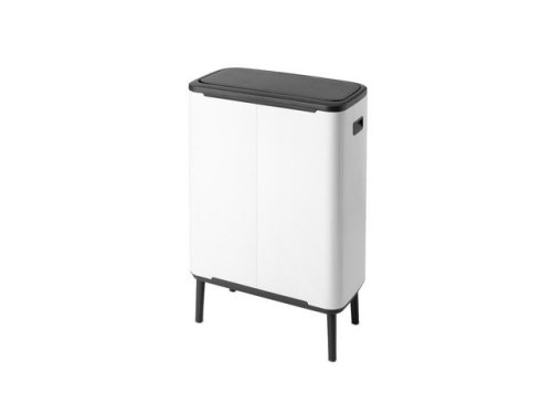 Papperskorg BRABANTIA Bo Touch 60L vit