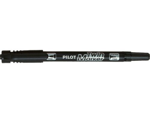 Mrkpenna PILOT BG Twin Marker Svart