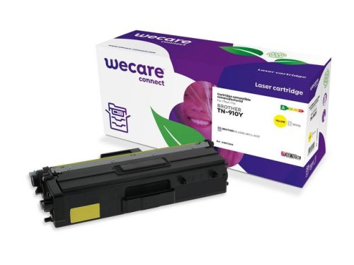 Toner WECARE BROTHER TN-910Y 9K gul