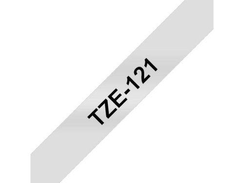 Tape BROTHER TZE121 9mm svart p klar