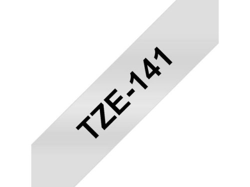 Tape BROTHER TZE141 18mm svart p klar