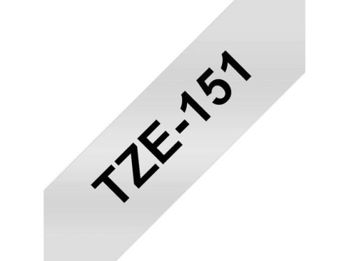 Tape BROTHER TZE151 24mm svart p klar