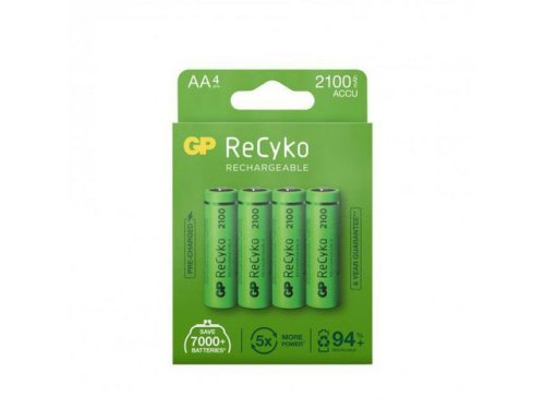 Batteri Laddbar GP Recyko 2100 AA 4/FP