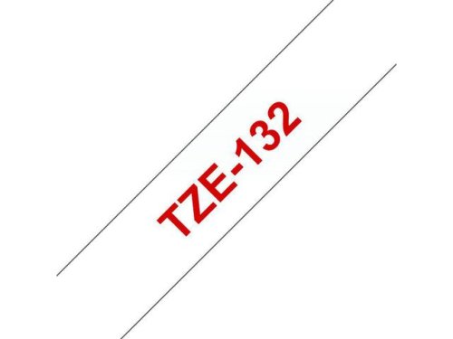 Tape BROTHER TZE132 12mm rd p klar