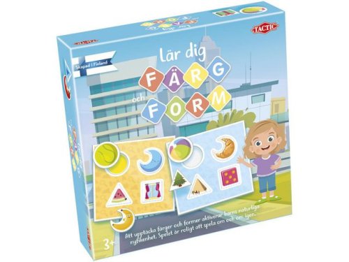 Spel Lr dig om frg och form 3+