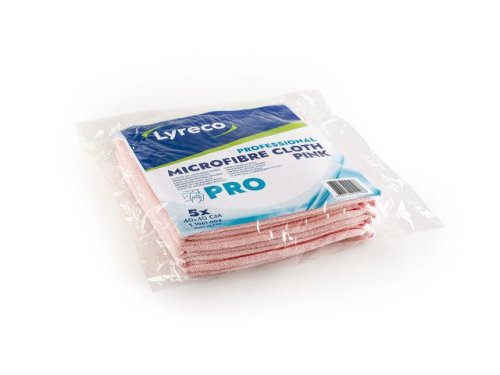 Microfiberduk LYRECO P 40x40cm rosa 5/fp