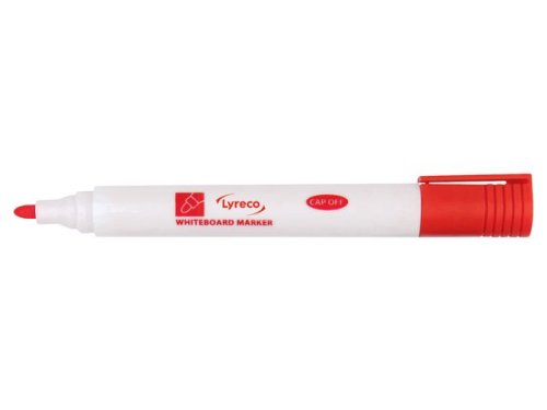 Whiteboardpenna LYRECO drywipe rund rd