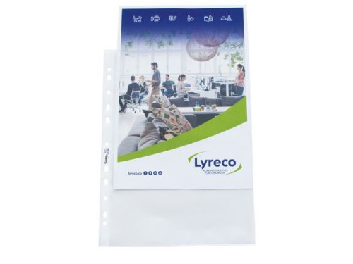 Plastficka LYRECO A4 0,08 prg 100/fp